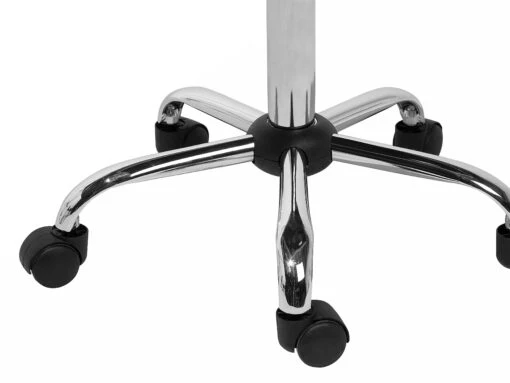Fabric Armless Desk Chair Black MARION - Image 7