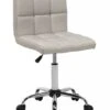Fabric Armless Desk Chair Beige MARION -Furniture Store undef src sa picid 712423 type whitesh image