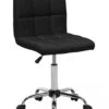 Fabric Armless Desk Chair Black MARION -Furniture Store undef src sa picid 712424 type whitesh image