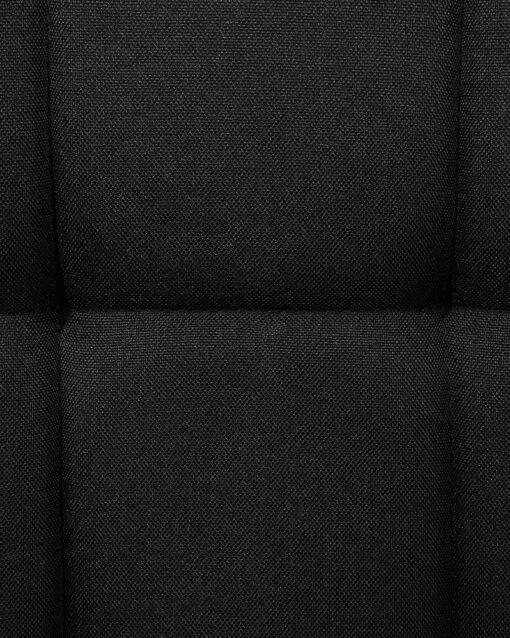 Fabric Armless Desk Chair Black MARION - Image 9