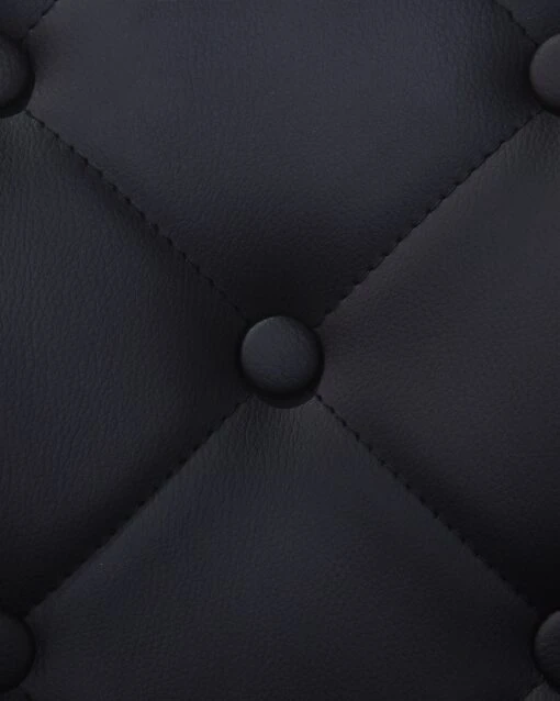 Set Of 2 Dining Chairs Faux Leather Black VALERIE - Image 10