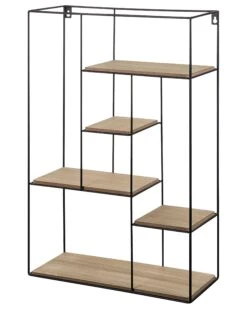 Geometric Wall Shelf LAUREL -Furniture Store undef src sa picid 716200 type whitesh image