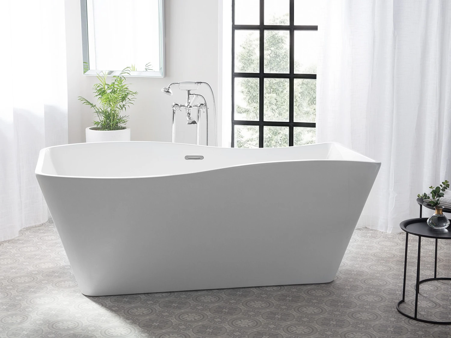 Freestanding Bath 1700 X 780 Mm White MARAVILLA - Image 2
