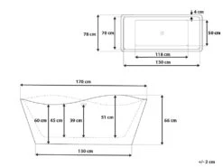 Freestanding Bath 1700 X 780 Mm White MARAVILLA -Furniture Store undef src sa picid 717597 type whitesh image