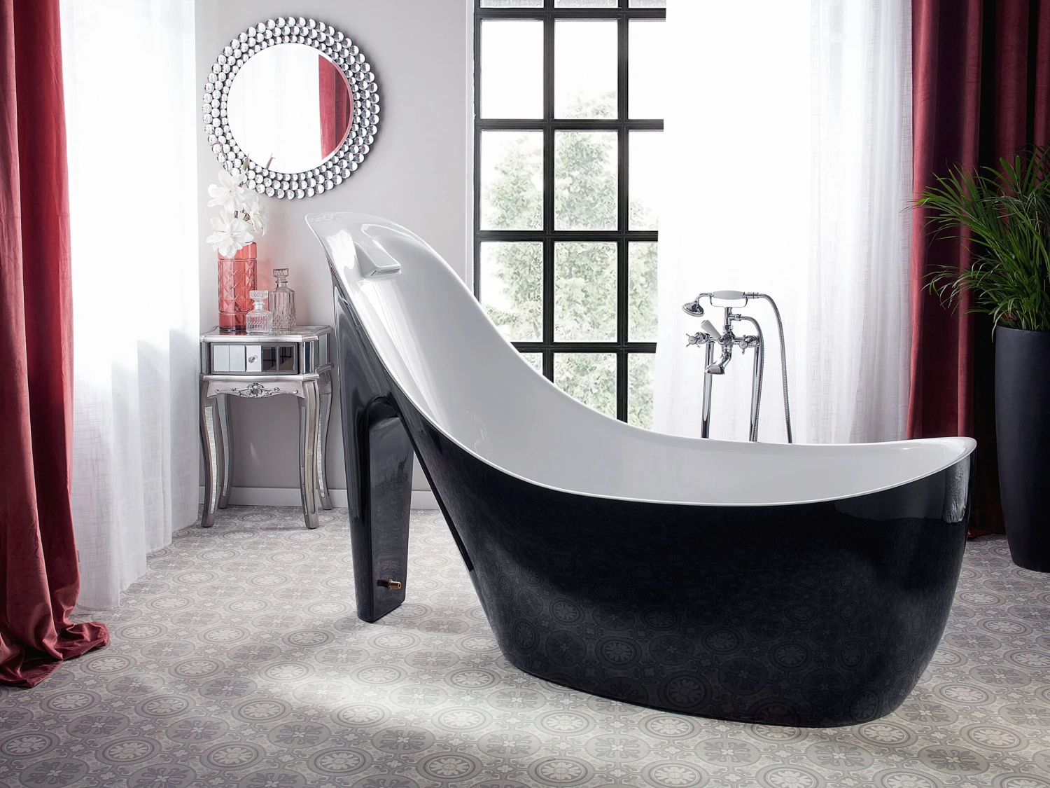Freestanding Accent Bath 1800 X 800 Mm Black COCO - Image 2