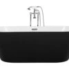 Freestanding Oval Bath 1700 X 700 Mm Black CABRITOS -Furniture Store undef src sa picid 717609 type whitesh image