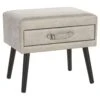 Faux Leather Side Table Beige EUROSTAR -Furniture Store undef src sa picid 719748 type whitesh image