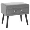 Velvet Side Table Grey EUROSTAR -Furniture Store undef src sa picid 719768 type whitesh image