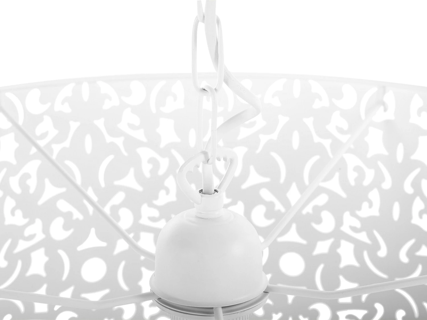 Metal Pendant Lamp White CHELIF - Image 5