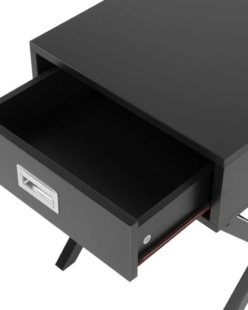1 Drawer Bedside Table Black MONROE - Image 9
