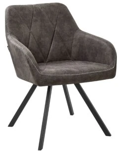 Set Of 2 Fabric Dining Chairs Grey MONEE -Furniture Store undef src sa picid 724893 type whitesh image