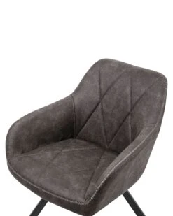 Set Of 2 Fabric Dining Chairs Grey MONEE -Furniture Store undef src sa picid 724896 type whitesh image