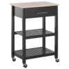 3 Tier Kitchen Trolley Black HIUMA -Furniture Store undef src sa picid 725700 type whitesh image