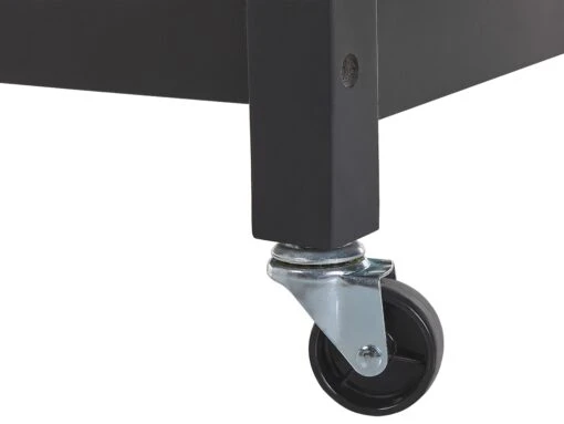 3 Tier Kitchen Trolley Black HIUMA - Image 8