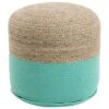 Jute Woven Pouffe Mint Green DALAMA -Furniture Store undef src sa picid 728732 type whitesh image