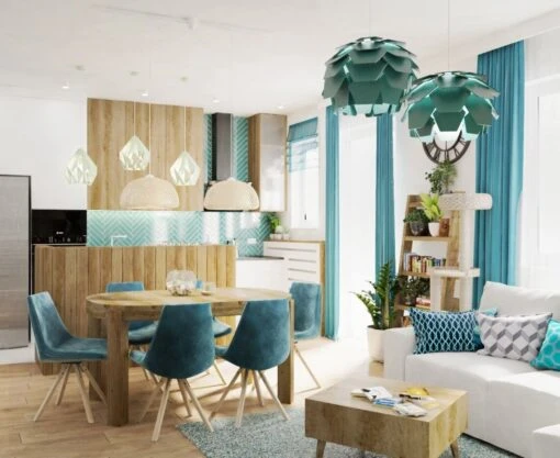 Pendant Lamp Green SEGRE Small - Image 4