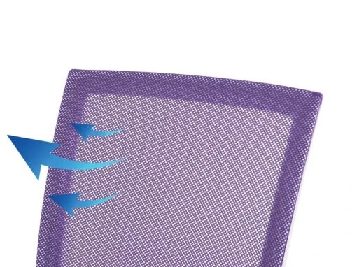 Swivel Desk Chair Purple RELIEF - Image 7