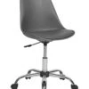 Armless Desk Chair Grey DAKOTA II -Furniture Store undef src sa picid 731705 type whitesh image