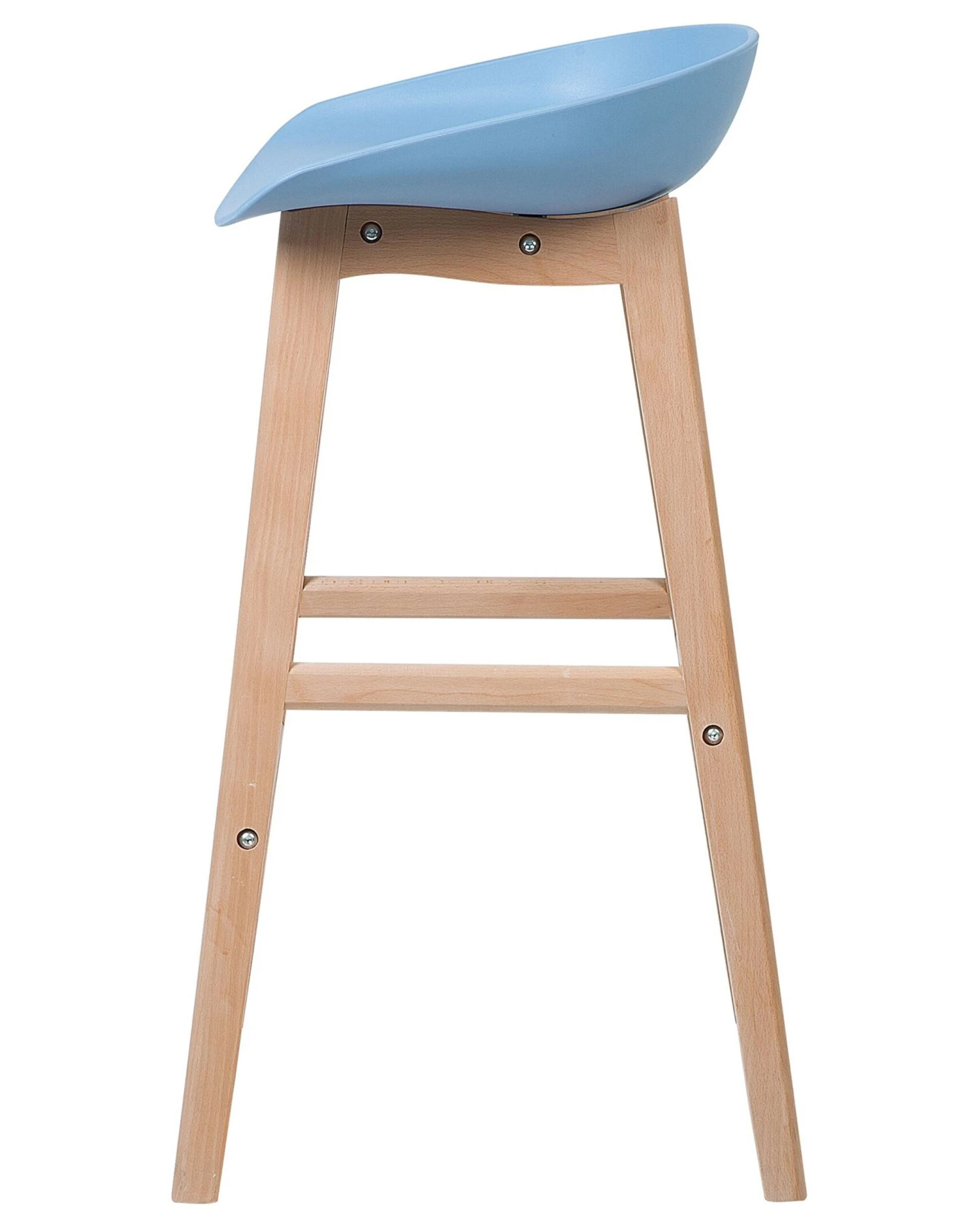 Set Of 2 Bar Chairs Light Blue MICCO - Image 5
