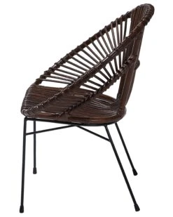 Rattan Accent Chair Brown SARITA -Furniture Store undef src sa picid 734909 type whitesh image
