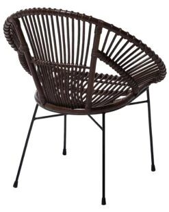 Rattan Accent Chair Brown SARITA -Furniture Store undef src sa picid 734911 type whitesh image