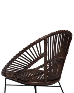 Rattan Accent Chair Brown SARITA -Furniture Store undef src sa picid 734915 type whitesh image