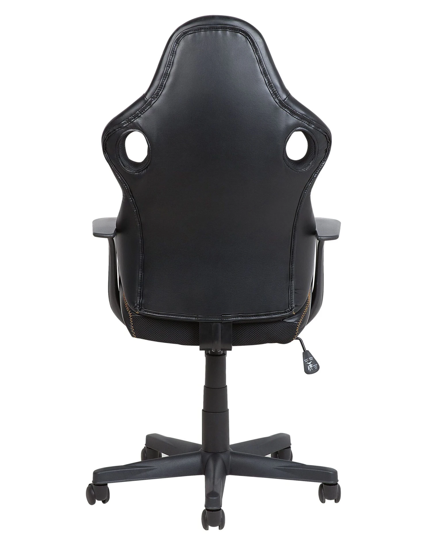 Swivel Office Chair Black With Brown SUPREME - Image 5