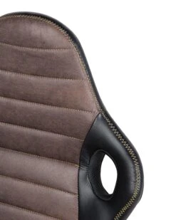 Swivel Office Chair Black With Brown SUPREME -Furniture Store undef src sa picid 735081 type whitesh image
