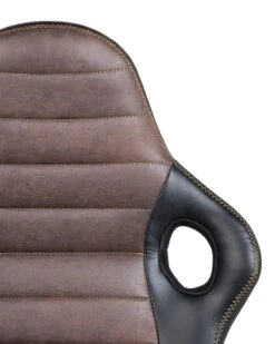 Swivel Office Chair Black With Brown SUPREME -Furniture Store undef src sa picid 735085 type whitesh image