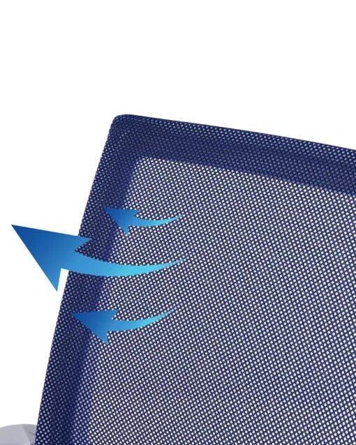 Swivel Desk Chair Blue RELIEF - Image 7
