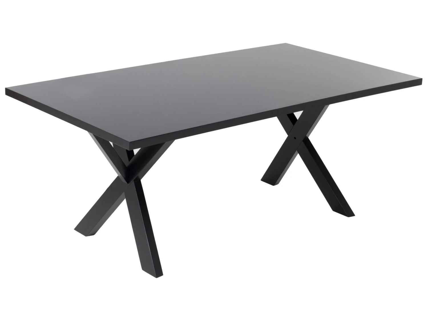 Dining Table 180 X 100 Cm Black LISALA