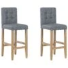 Set Of 2 Bar Chairs Fabric Grey MADISON -Furniture Store undef src sa picid 741089 type whitesh image
