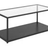Glass Top Coffee Table Black MEDORA -Furniture Store undef src sa picid 744219 type whitesh image