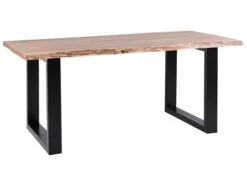 Acacia Dining Table Light Wood HEBY Various Sizes