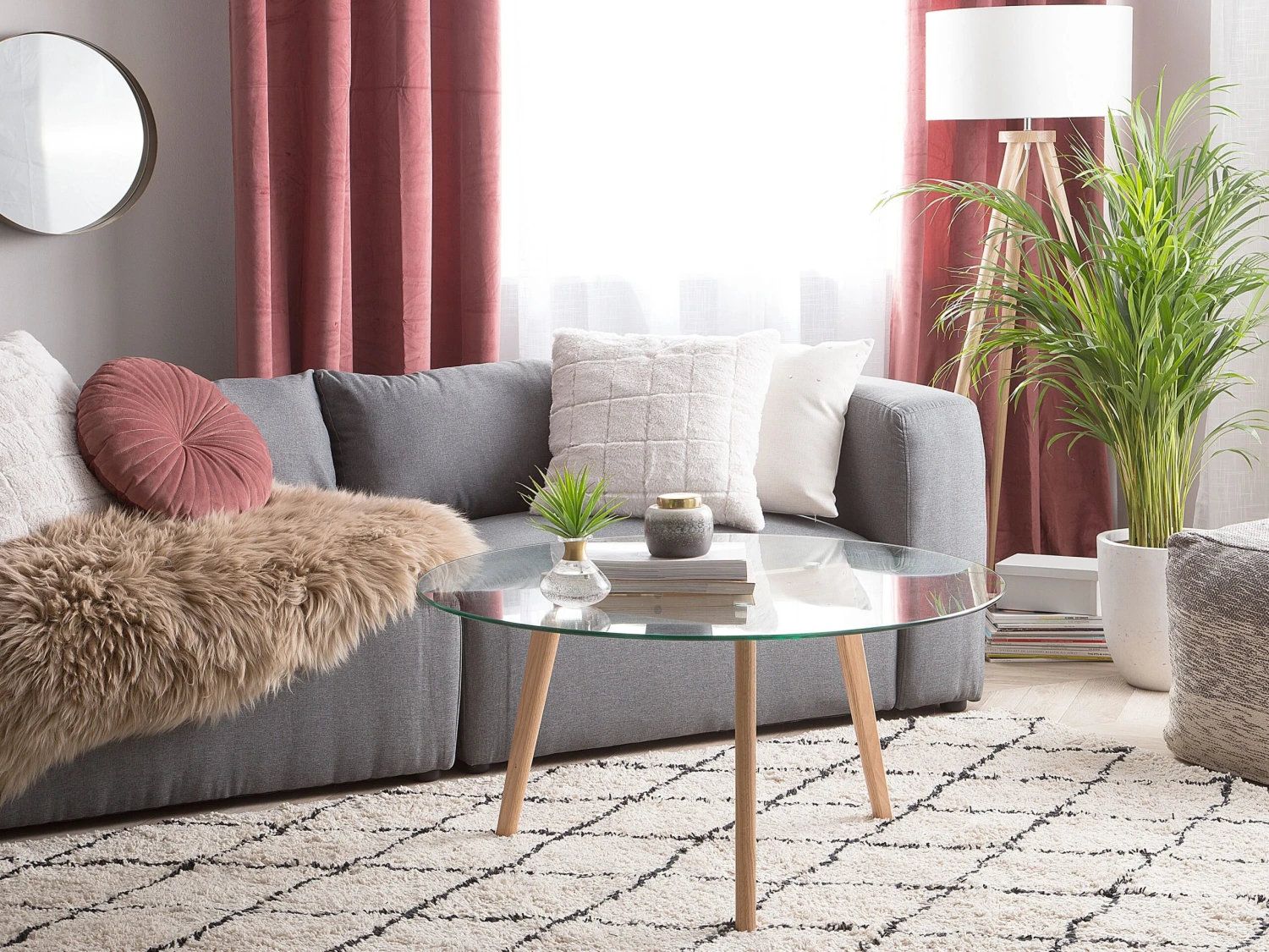 Glass Top Coffee Table MINNESOTA - Image 2