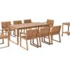8 Seater Acacia Wood Garden Dining Set With Trolley SASSARI -Furniture Store undef src sa picid 745468 type whitesh image