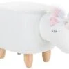 Fabric Animal Stool White UNICORN -Furniture Store undef src sa picid 746464 type whitesh image