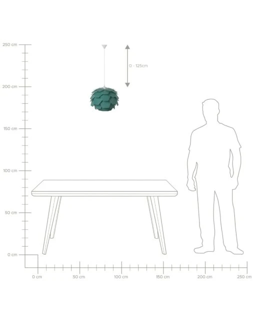 Pendant Lamp Green SEGRE Small - Image 7