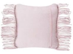 Cotton Macramé Cushion With Tassels 40 X 40 Cm Pink YANIKLAR -Furniture Store undef src sa picid 753349 type whitesh image