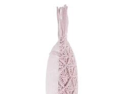 Cotton Macramé Cushion With Tassels 40 X 40 Cm Pink YANIKLAR -Furniture Store undef src sa picid 753350 type whitesh image