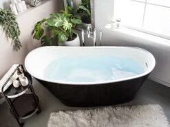 Freestanding Bath 1700 X 730 Mm Black BUENAVISTA -Furniture Store undef src sa picid 753431 type whitesh image