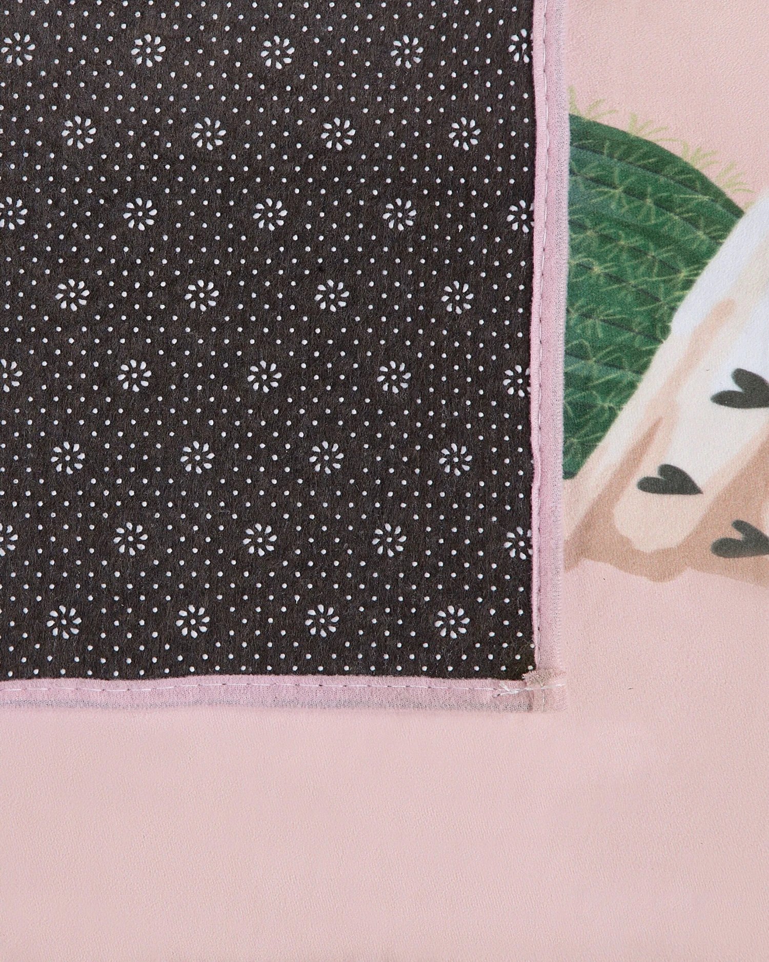 Area Rug Cactus Print 80 X 150 Cm Pink ELDIVAN - Image 5