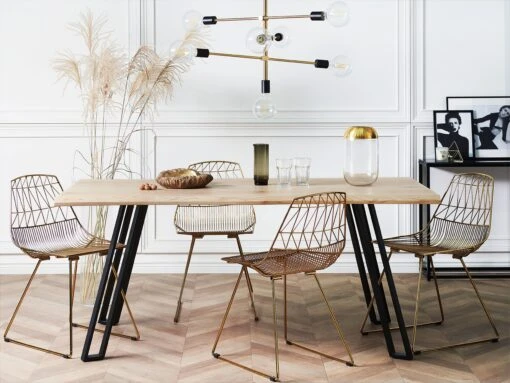 Dining Table 180 X 90 Cm Light Wood GRAHAM - Image 2