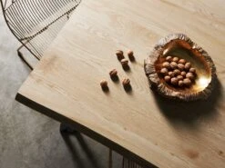 Dining Table 180 X 90 Cm Light Wood GRAHAM -Furniture Store undef src sa picid 755616 type whitesh image