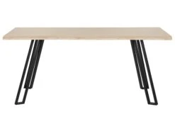 Dining Table 180 X 90 Cm Light Wood GRAHAM -Furniture Store undef src sa picid 755617 type whitesh image