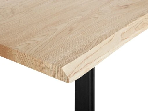 Dining Table 180 X 90 Cm Light Wood GRAHAM - Image 7