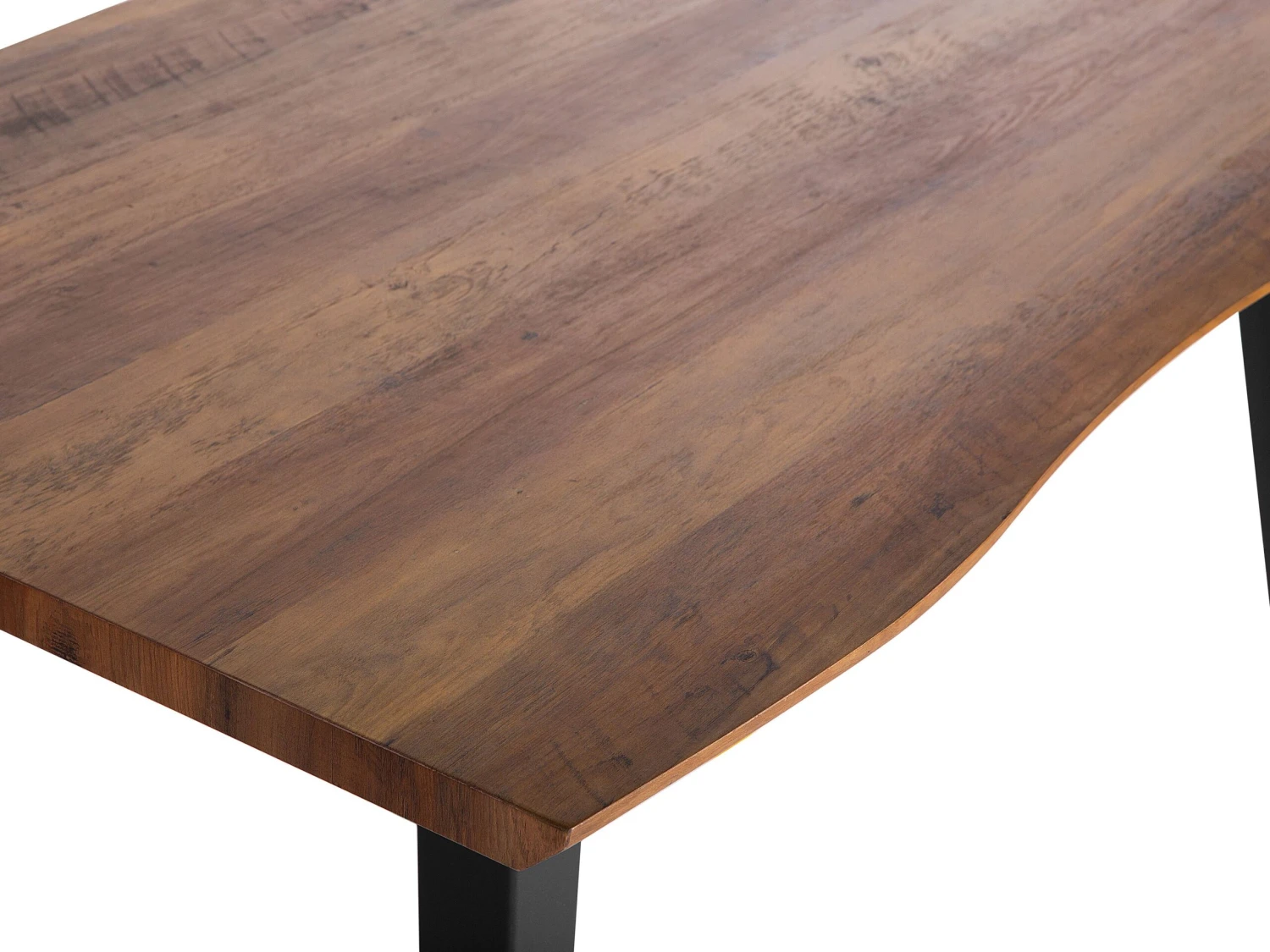 Dining Table 160 X 90 Cm Dark Wood WITNEY - Image 10