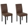 Dining Chair - Kitchen Chair - Old Leather - Brown - BROADWAY -Furniture Store undef src sa picid 756135 type whitesh image