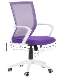 Swivel Desk Chair Purple RELIEF -Furniture Store undef src sa picid 756534 type whitesh image