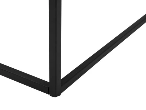 Coffee Table Dark Wood With Black DELANO - Image 6